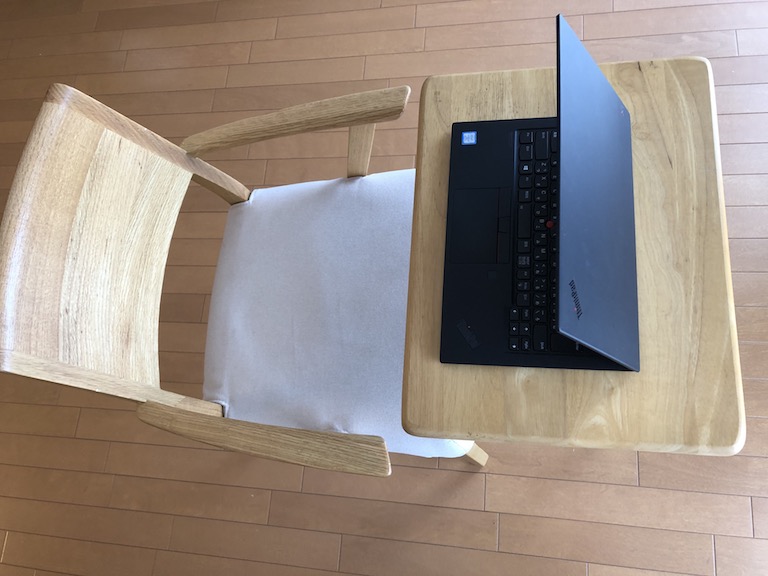 ThinkPad X1-Carbon on the table
